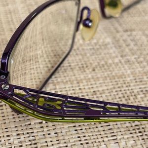 Koali 6060K IMO49 les createurs reunis glasses in electric purple & lime